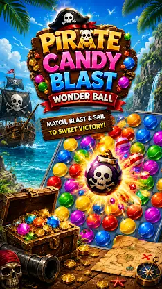 Pirate Candy Blast Wonder Ball screenshot 1