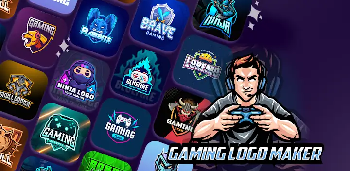 eLogoMaker - Gaming Logo Maker — Android app banner