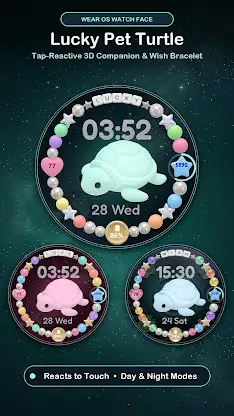 Lucky Turtle Watch Face screenshot 5
