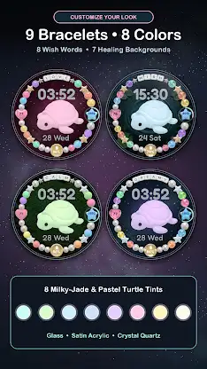 Lucky Turtle Watch Face screenshot 2