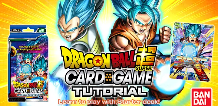 DB Super Card Game Tutorial — Android app banner