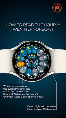 "Be Prepared" Weather Dial screenshot 3