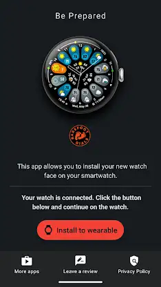 "Be Prepared" Weather Dial screenshot 7