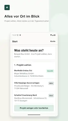 BauRapport screenshot 1