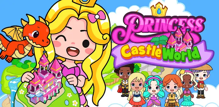 Princess Amelia's Castle World — Android game banner