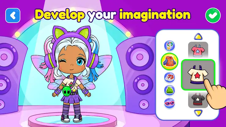 Kids Chibi Doll Dress Up Games screenshot 1