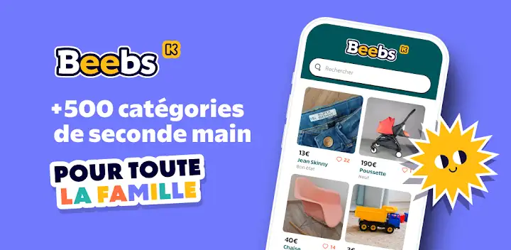 Beebs: Baby & Kids Second-hand — Android app banner