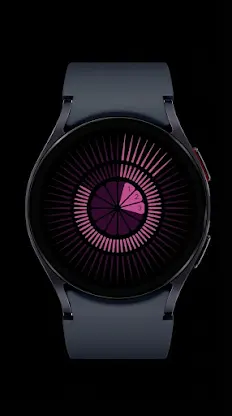 Tempus Pink Android Watch Face screenshot 4