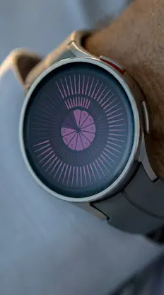 Tempus Pink Android Watch Face screenshot 2