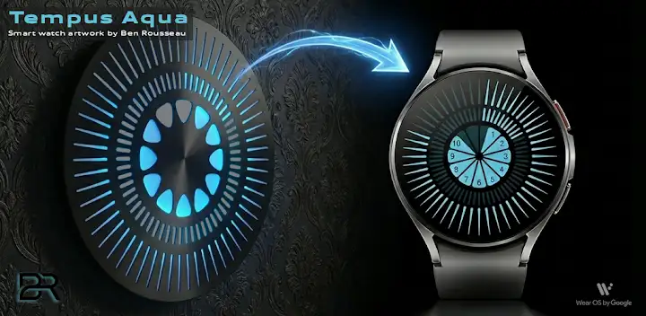 Tempus Aqua Android Watch Face — Android app banner