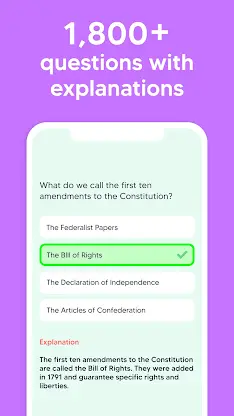 US Citizenship Test 2024 Pass screenshot 2