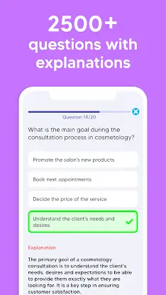 Cosmetology Exam Prep Test App screenshot 2