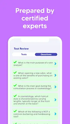 Cosmetology Exam Prep Test App screenshot 6