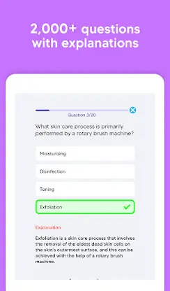 Esthetician Exam Prep Test screenshot 2