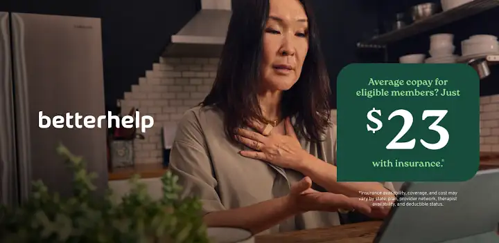 BetterHelp - Therapy — Android app banner