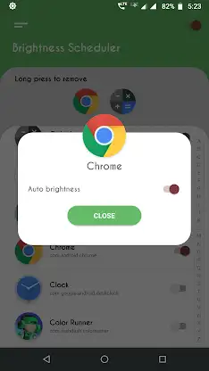 Brightness Control per app screenshot 4