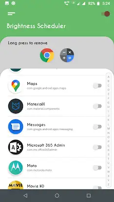 Brightness Control per app screenshot 5
