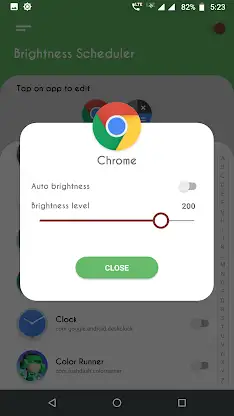 Brightness Control per app screenshot 2