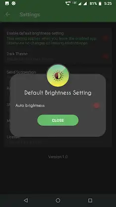 Brightness Control per app screenshot 7
