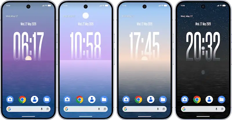 Big Clock Live Wallpaper screenshot 1