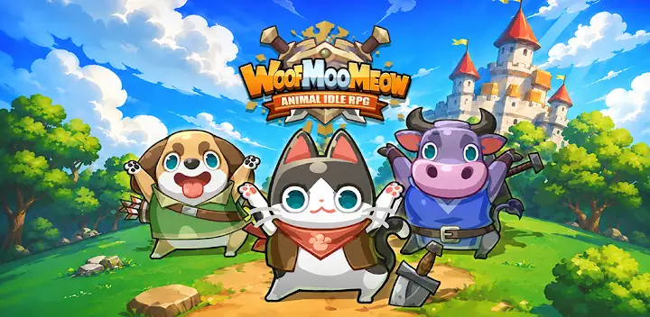 WoofMooMeow — Android game banner