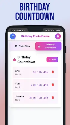 Birthday Photo - Frame Maker screenshot 4