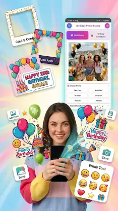 Birthday Photo - Frame Maker screenshot 2