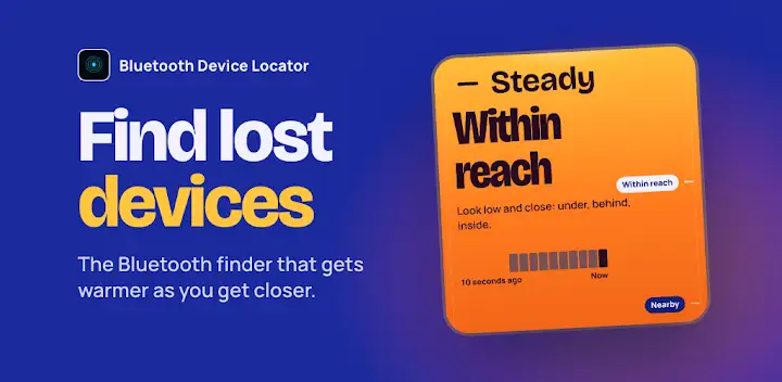 Bluetooth Device Locator — Android app banner