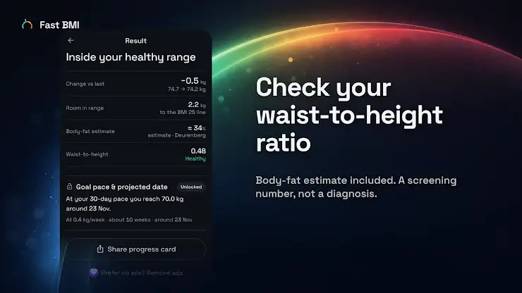 Fast BMI Calculator screenshot 6