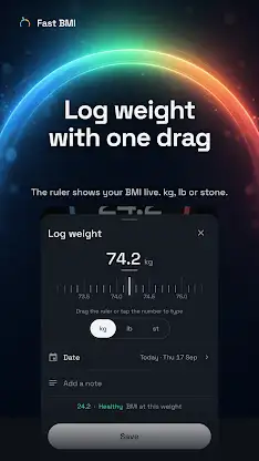 Fast BMI Calculator screenshot 2