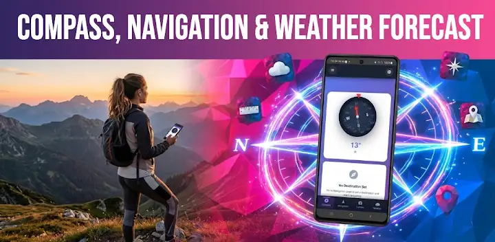 Compass App Pro - Digital — Android app banner