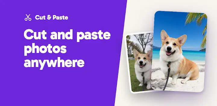 Cut & Paste Photos — Android app banner