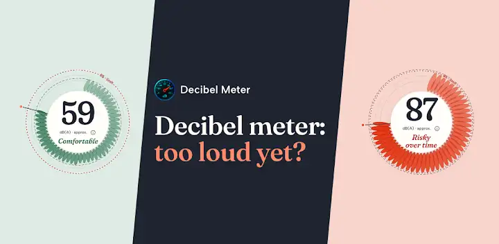 Decibel Sound Meter — Android app banner