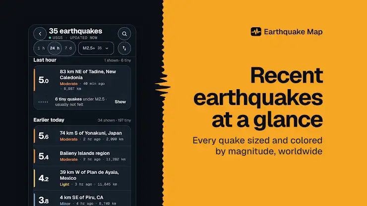 Quake Watch - Earthquake Map screenshot 5