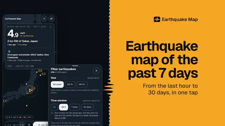 Quake Watch - Earthquake Map screenshot 6