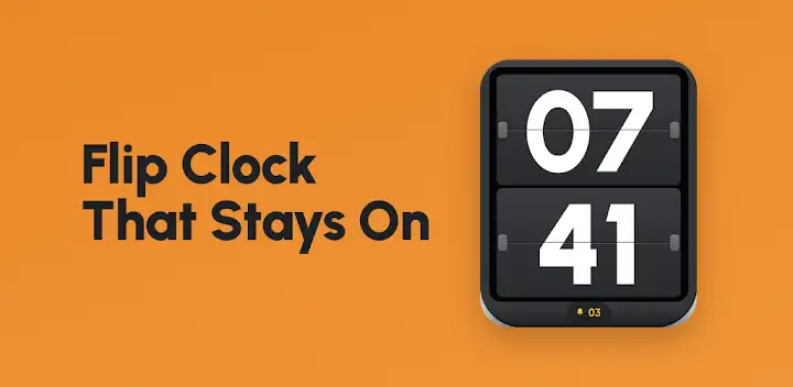 Flip Clock Pro — Android app banner