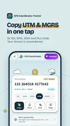GPS Coordinates Tracker screenshot 2