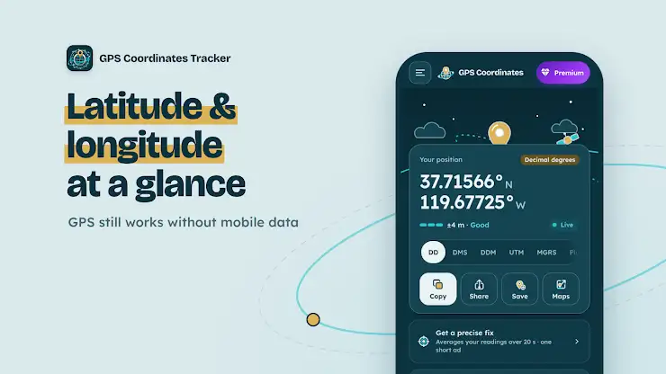 GPS Coordinates Tracker screenshot 5