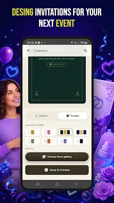 Invitation Maker: RSVP Cards screenshot 2