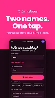 Love Match Calculator screenshot 2