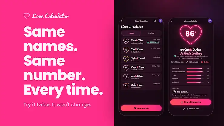 Love Match Calculator screenshot 6