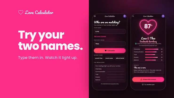Love Match Calculator screenshot 8