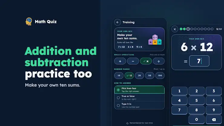 Math Quiz Pro - Brain Game screenshot 7