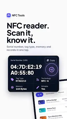 NFC Tag Reader & Scanner screenshot 1