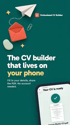 Resume Creator: CV Maker screenshot 1