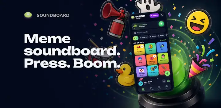 Meme Soundboard - Instant Fun — Android app banner