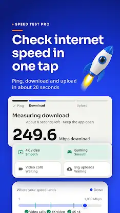 Speed Test - Wifi Optimizer screenshot 2
