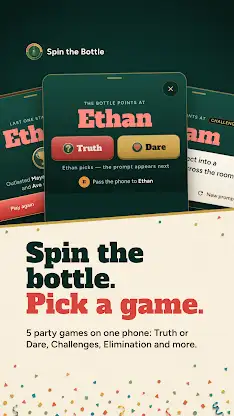 Spin the Bottle - Fun Picker screenshot 1