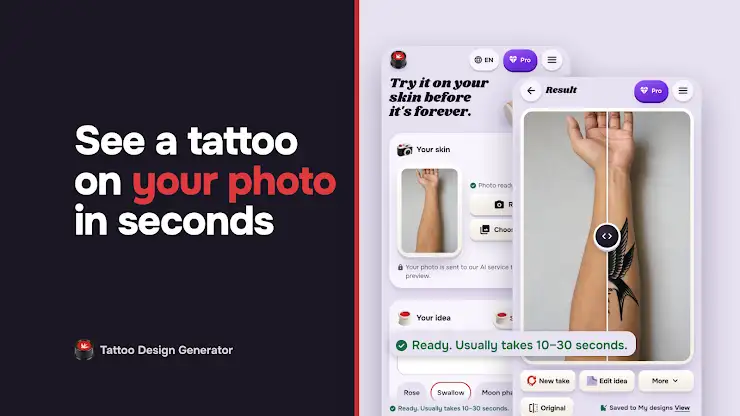 InkForge - Tattoo Designer screenshot 5