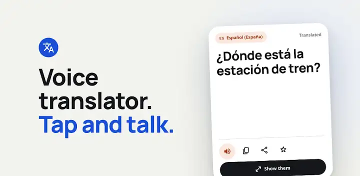 Voice Translator - Instantly — Android app banner